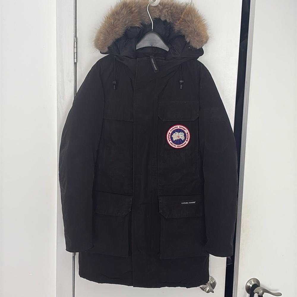 CANADA GOOSE 4567M CITADEL Expedition Down Parka Heritage with Fur Hood